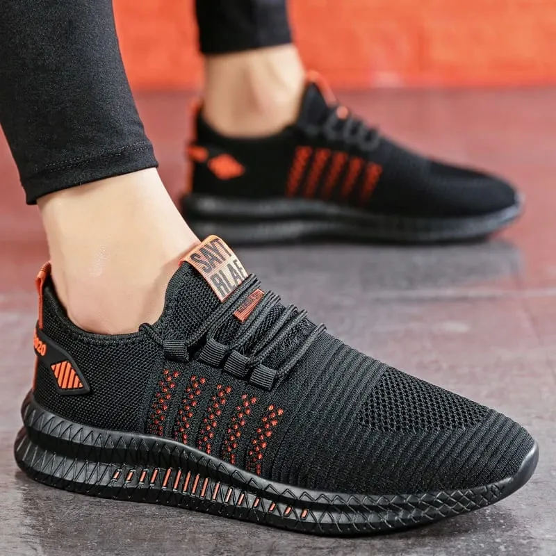 Fashion Sneakers Lightweight Men Casual Shoes Breathable Male Footwear Lace Up Walking Shoe Mens Casual Summer Shoes — image 6