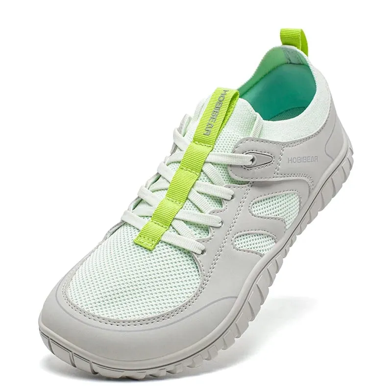 Laufsneaker mit breiter Spitze, Unisex, minimalistisches Mesh, atmungsaktive Schuhe, Kunstleder, Schnürsenkel, Wandersneaker — image 10