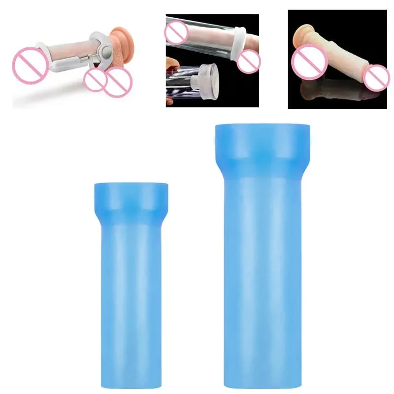 S/M/L Silicone Glans Protector Cap Mainan Seks Lengan Kemaluan Pembesaran Batang Pembesaran Lengan Pengusung Untuk Bekalan Dewasa Zakar — image 1