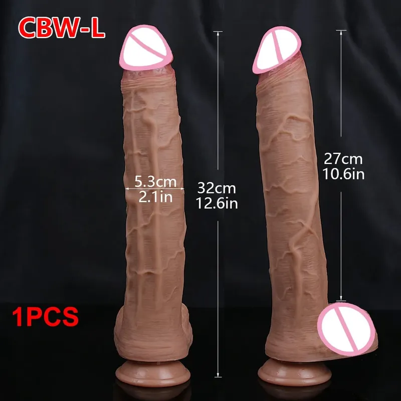 Cheap 5 Sizes Silicone Big Dildo Realistic Skin Feel Fake Penis Soft Small Cock Woman Man Masturbation Suction Cup Anal Sex Toys