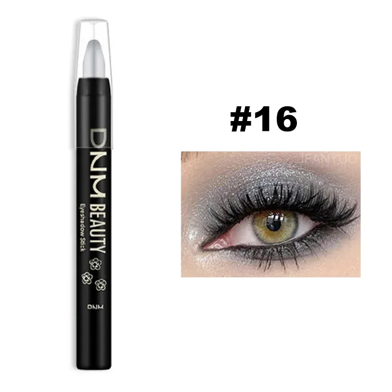 16 Colors Pearlescent Eyeliner Eyeshadow Pencil Color Glitter Waterproof Long-Lasting Shimmer Eye Makeup Non-smudge Eyeliner — image 22