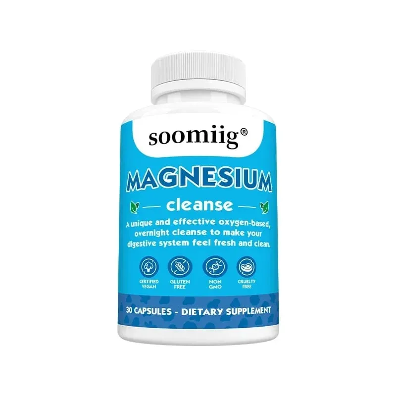 Magnesium Colon Cleanse Detox Occasional Constipation Relief Natural Ingredients Beneficial for Digestion and Gut Health