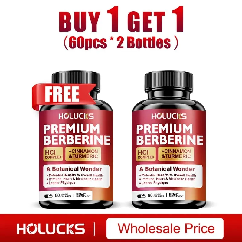 Berberine Supplements with Cinnamon & Turmeric Support Metabolic Health Immune Balance & Wellness for Daily Life