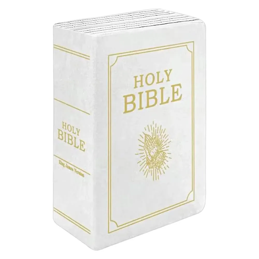 Living Room Realistic Looking Bible Pillow Sofa Cushion Home Decor Bible Throw Pillow Cutest Bible Cushion Christmas Present — image 12