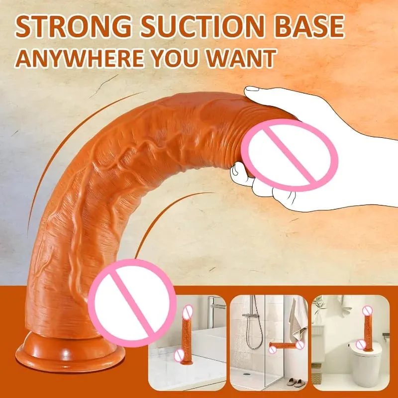 Wearable Realistic Dildo G-Spot Anal Vagina Sexy Adult Masturbation Big Penis for Women Sex Toys Dildos Massager Masturbators 18 — image 4