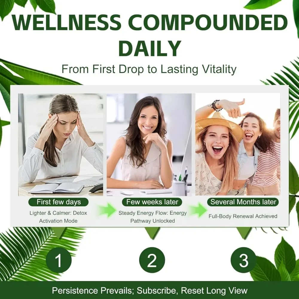 Soursop Liquid Drops Urteekstrakt Plantebaseret supplement med Soursop Frugt og Bladblanding Daglig Wellness Formel Vegansk — image 3