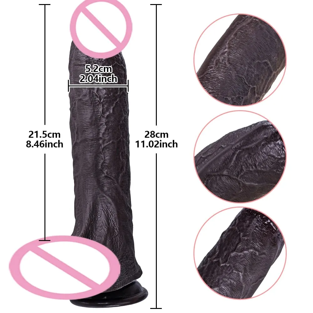 Realistic Dildo Soft Silicone Dick Penis With Strong Suction Cup Testicles Veins For Anal Play Experience Adult Sex Toy For Wome — image 5