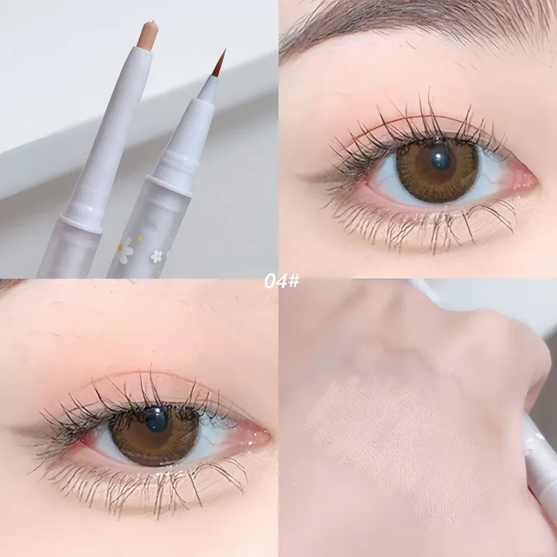 Double Head Aegyo Sal Eyeliner Liquid Down To Shadow Pencil Eye Highlighting Eyeshadow Stick Natural Big Eye Makeup Gel Pen — image 10