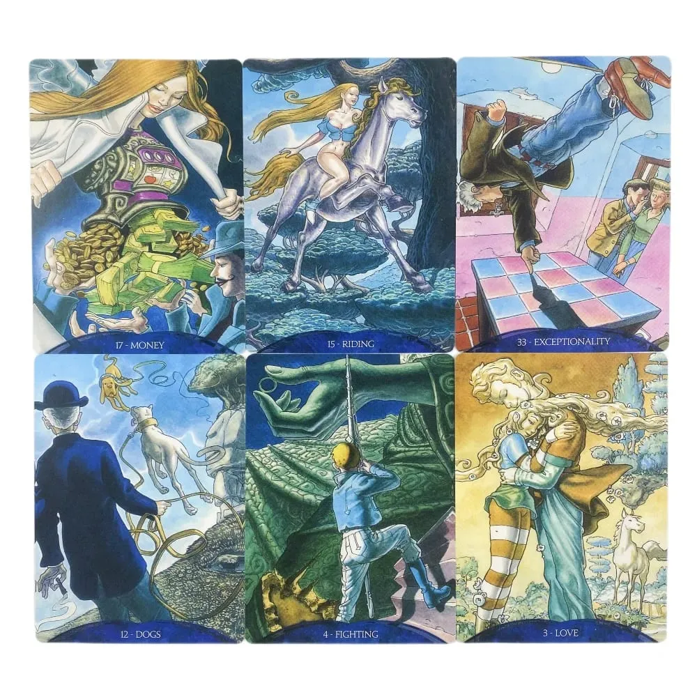 Dream Interpretation Oracle Cards 39 Full Colour Cards Pdf Instructions Paperback Tarot Card Game — image 2
