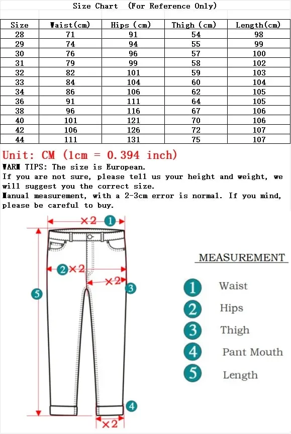Wine Red Jeans Men Fashion Casual Classic Style Business Straight Slim Fit Trousers Male Advanced Pants 6 Colors Plus Size 28-44 — image 9