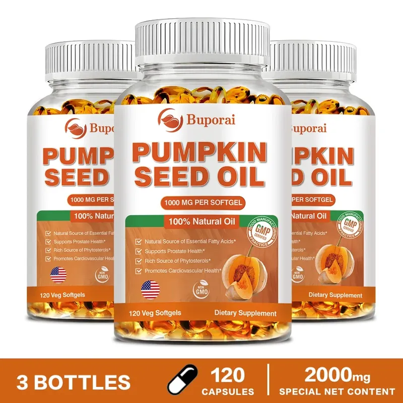 Pumpkin Seed Oil - Promotes Hair Growth Urinary Tract and Prostate Health Cardiovascular Support Supplement — image 10
