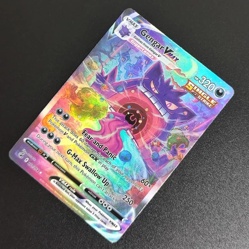 Pokemon Card PTCG Foil Proxy English Gengari Rayquaza Vmax Giratian Lugia V Mew Latias Latios EX Collectibles Trading Card Game — image 4