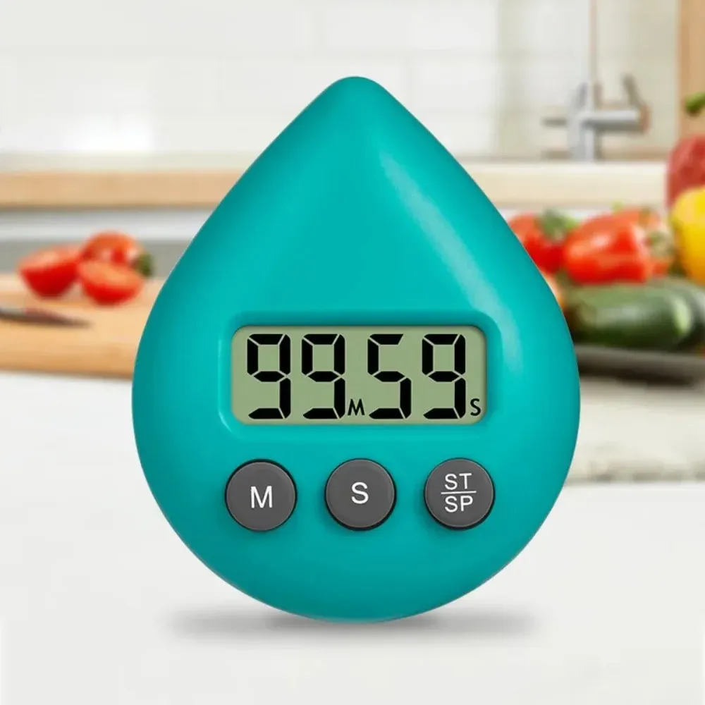 Waterproof Shower Clock Timer Splash Resistant Timer Magnetic Digital Timer Sports Visual Clock for Home Office School Kitchen