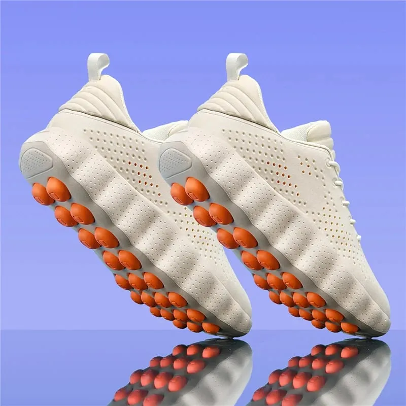 ClaWave Men Women Running Shoes Massage Particles Supercritical Cushioning Breathable Knit Sports Sneakers Non-slip Walking Shoe — image 3