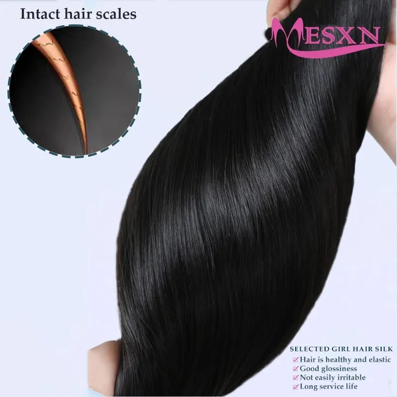 Mini Tape In Hair Extensions 100% Human Hair Real Natural Hair Tape Brown Blonde Can Be Permed And Dyed For Salon — image 6