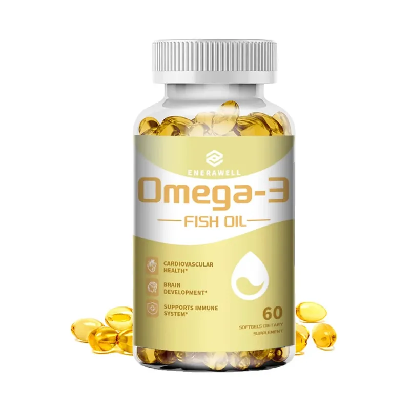 Omega 3 Fish Oil - Rich in EPA+DHA Supports Joint Brain and Eye Health Enhances Immune Function and Antioxidant