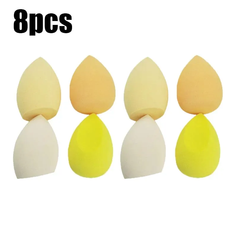 4/8/16pcs Cosmetic Puff Set Beauty Egg Wet And Dry Dual-Use Egg Makeup Foundation Sponge Air Cushion Puff Soft Makeup Tools — image 14