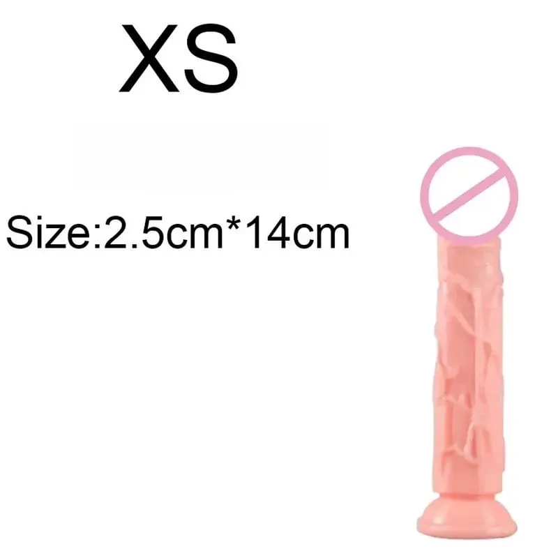 Cheap Realistic 5 Sizes Butt Plug Dildo Man Women Penis Suction Cup Anal Sex Toys Gay Suction Cup Big Dick Vaginal Masturbators
