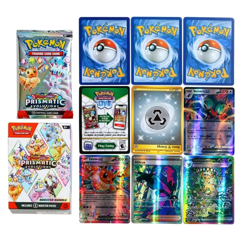 Scarlet Violet 151 Pokemon PTCG English Mega Phantasmal Flames Booster Bundle Version ME02 Trainer Box Collected Trading Cards — image 4