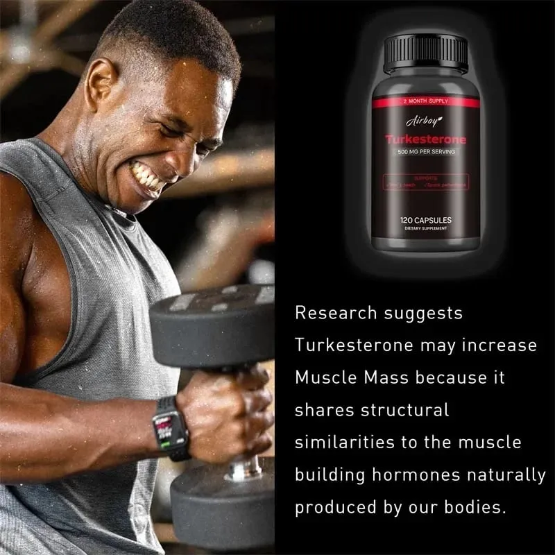 Turkesterone for Muscle Growth Improved Endurance Stress and Mood Relief and Overall Health — image 4