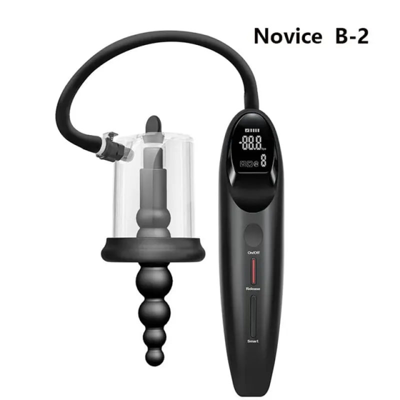 Smart Vacuum Pump Sucking Anal Plug Female Prostate Massage Stimulator Buttplug Male Masturbator Adult Sex Toys For Man Women — image 12