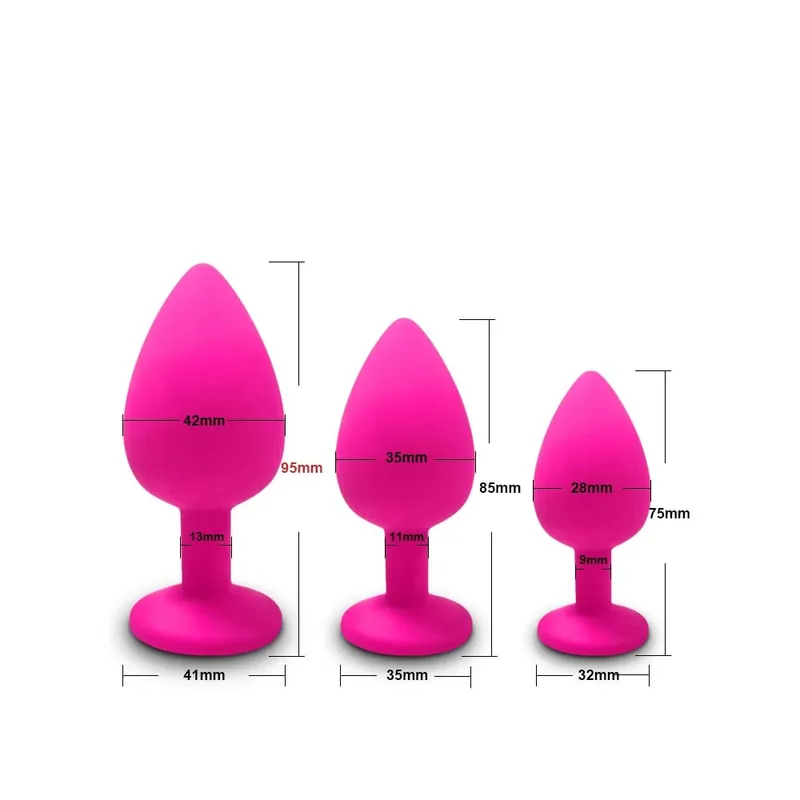 Jouet anal Plug anal en silicone souple pour débutant Plug anal hommes femmes couples gays stimulateur de prostate anal masturbateur adulte jouet sexuel