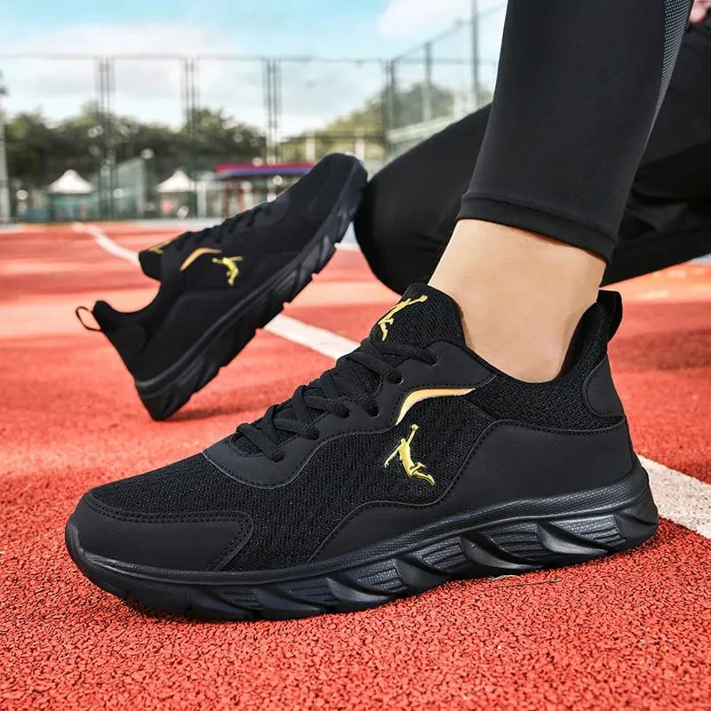 Men Sports Shoes Fashion Lace Up Daily Wear Anti Slip Running Shoes Rebound Cushioning Street Casual Sneakers for Men — image 2