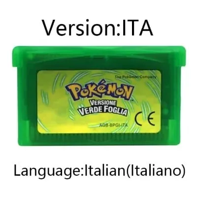 GBA Game Pokemon Series Video Game Cartridge Console Card Pokemon Emerald FireRed Ruby LeafGreen Sapphire Multi-language
