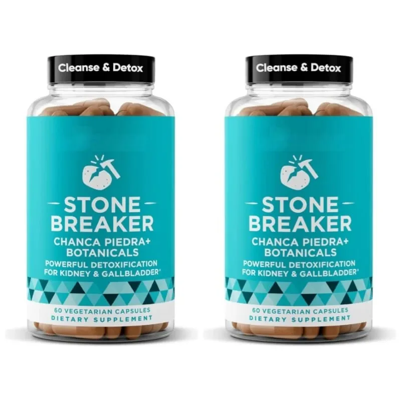 Chanca Piedra Stone Breaker with Celery Seed & Parsley Daily for Kidney Gallbladder Detox Support 60 Vegetarian Capsules — image 9