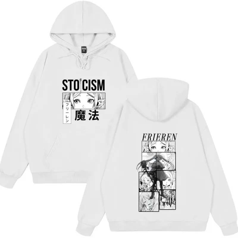 Anime Frieren: Beyond Journey's End Hoodies Men's Women Clothing Fashion Casual Hoodie Hip Hop Couple Style Clothing Sweatshirts — image 3