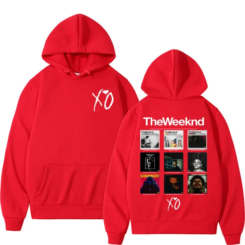 Rapper The Weeknd Album Cover Graphic Hoodies Men Women Fashion Hip Hop Pop Music Sweatshirt Bodywarmer Comfort Hoodie Pullovers — image 6