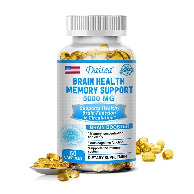 Brain Health Nootropic Capsules 5000mg Boost Memory Focus & Clarity Cognitive Function & Blood Circulation Mental Performance — image 8