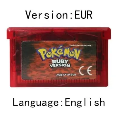 GBA Game Pokemon Series Video Game Cartridge Console Card Pokemon Emerald FireRed Ruby LeafGreen Sapphire Multi-language