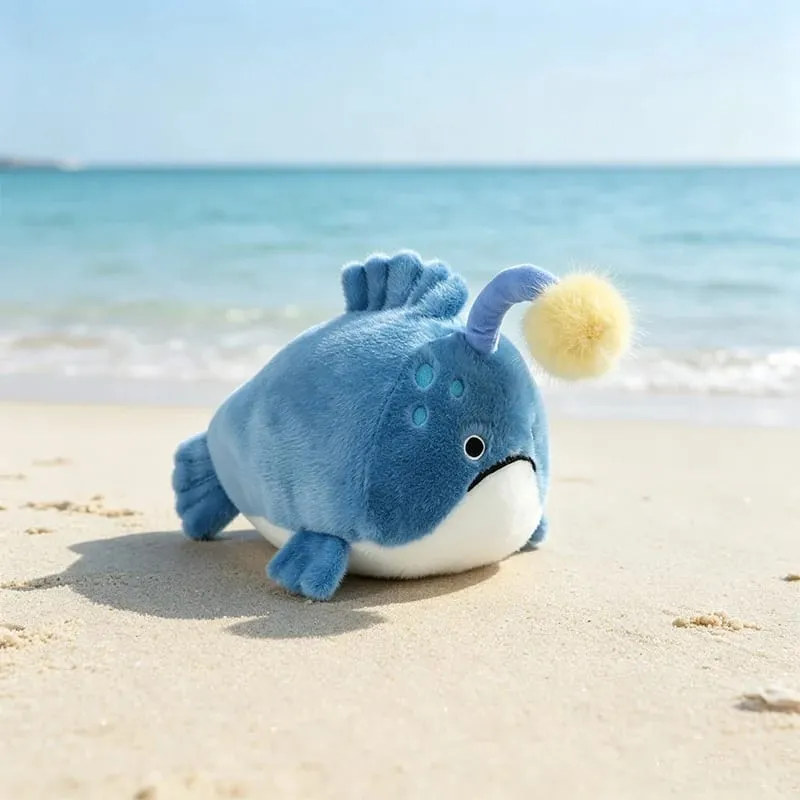 New Creative Ocean Plushies Sea Urchin Lanternfish Crab Orca Plush Throw Pillows Cute Marine Animal Decorative Cushions for Sofa — image 6