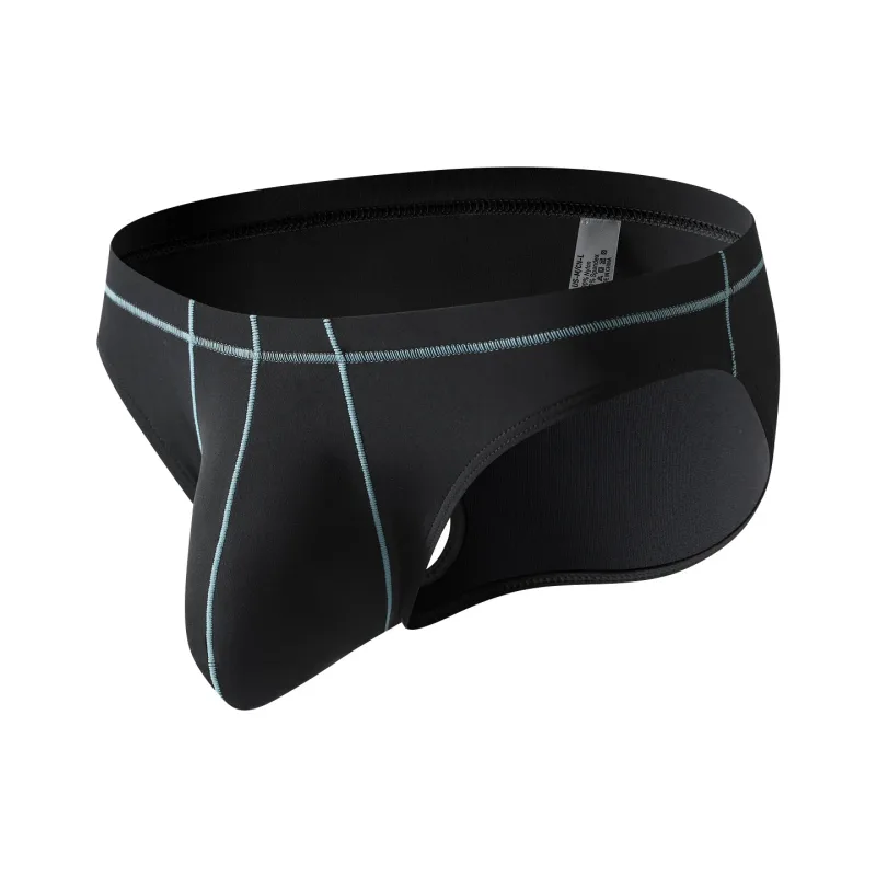 Mens Underwear Briefs SoftNylon Panties For Man Brief Shorts Homme Ropa Patchwork Low Waist Underpants Cueca Plus Size M-XXL