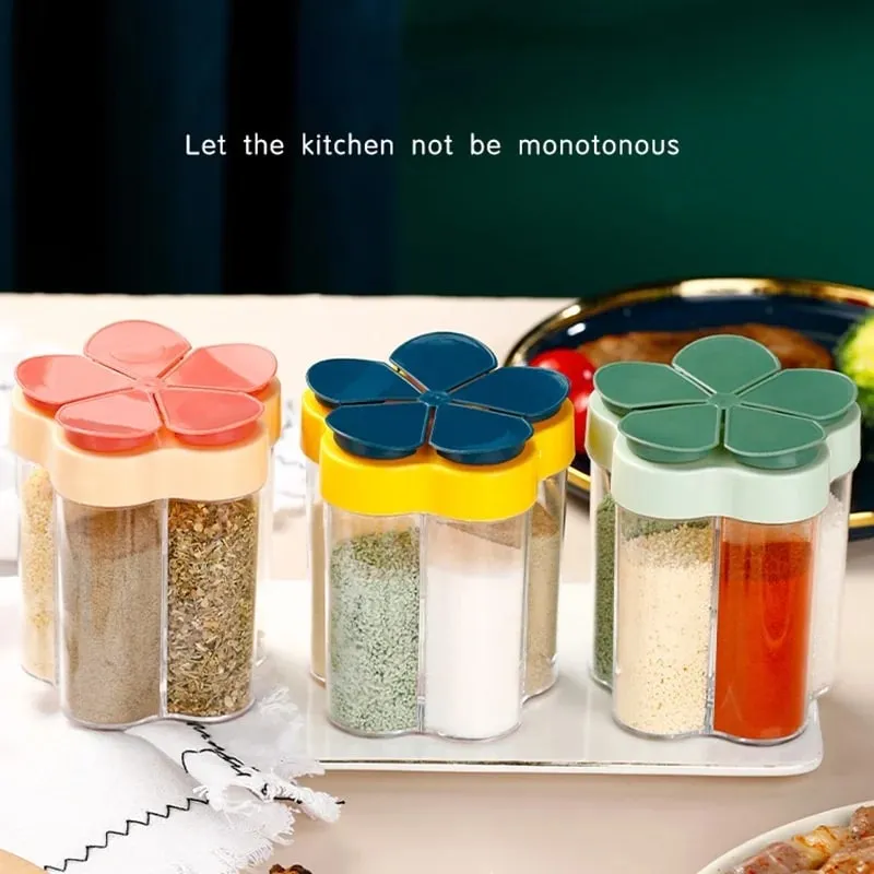 1 Pcs Seasoning Jar Plastic ContainerSeasoning Bottle Spice Organizer Outdoor Camping Seasonins Containers Kitchen Gadget Sets — image 8