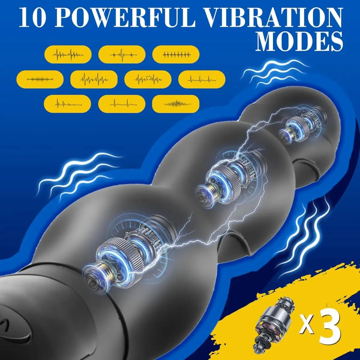 Anal Plug Electric Shock Prostate Massager Intelligent Heating Butt Plug Female Masturbator Anal Bead Erotic Sex Toys for Couple — image 3