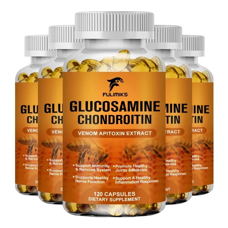 Bee Venom Joint Supplement with Glucosamine Chondroitin & Turmeric Supports Joint Comfort & Bone Health for Adults