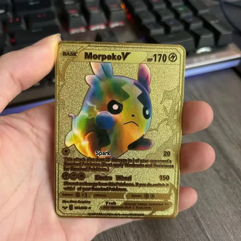 Pokemon Metal Game Collection Card Anime Figure Charizard Pikachu Blastoise Mewtwo Battle Collection Carte Card Toy Gift — image 15