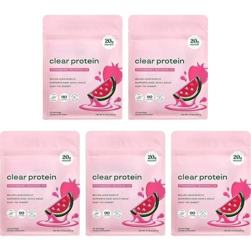 Clear Protein Powder with 20g Protein Per Serving Digestive Enzyme Blend and Bovine Collagen Peptides - 10 Servings — image 11