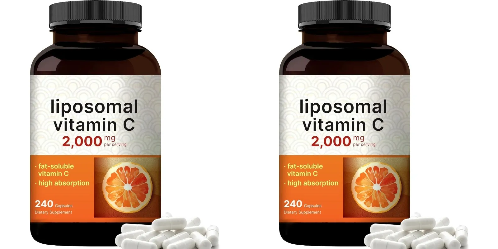 Liposomal Vitamin C 2000mg High Absorption Fat-Soluble 240 Capsules 60 Servings Non-GMO Gluten Free — image 8