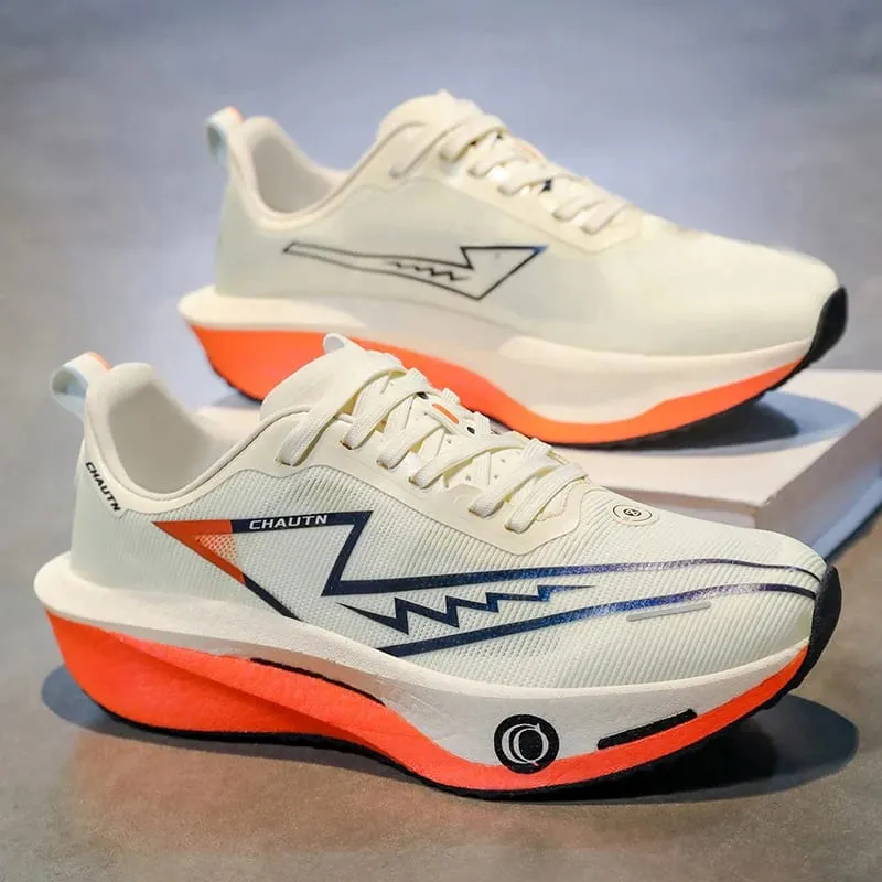 Men Running Shoes Carbon Board Speciality Marathon Athletic Nonskid Sneakers Sports Breathable Lightweight Women's Comfortable