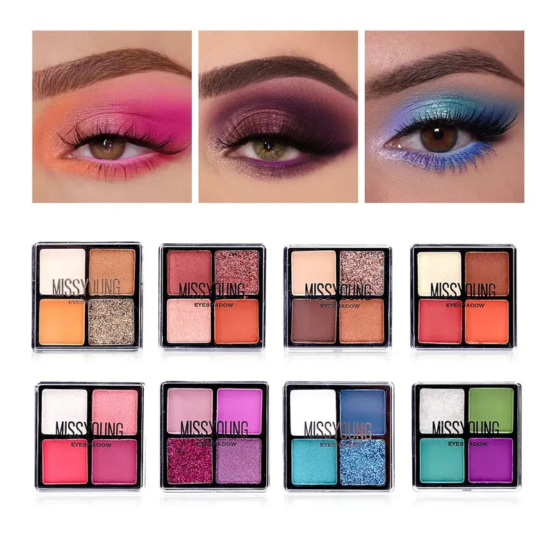 Set Hadiah Solek untuk Wanita Kit Penuh Semua dalam Satu Solek Serbuk Kening Gincu Lip Gloss Berus Shimmer Glitter Eye Shadow Palet — image 6