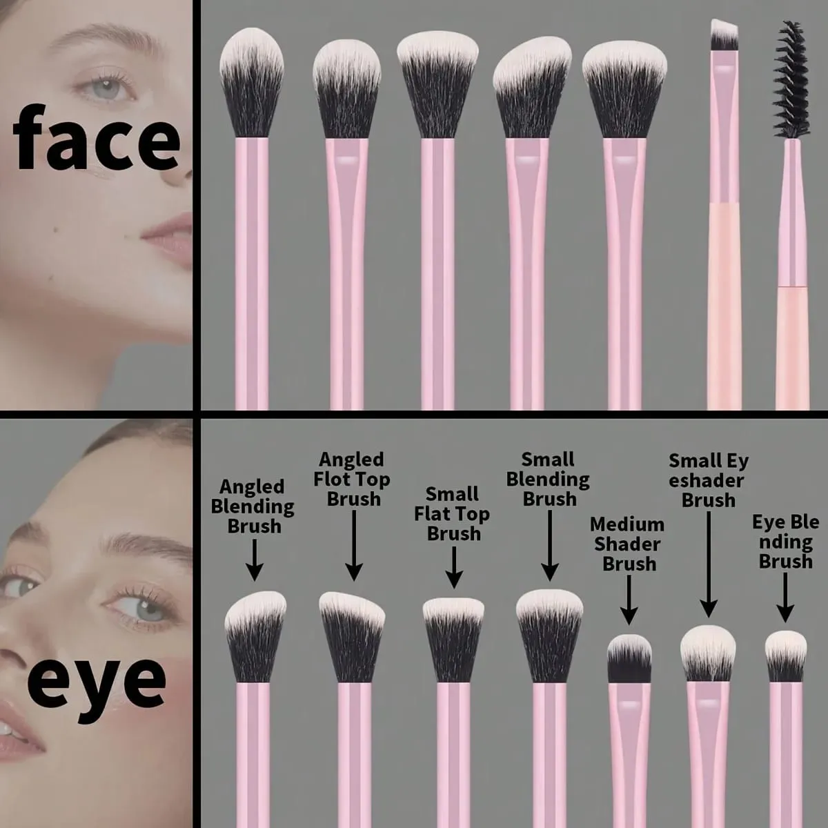 13pcs Professional Makeup Brush Set Soft Face & Eye Brushes for Foundation Concealer Eyeshadow Blending and Highlighting — image 4