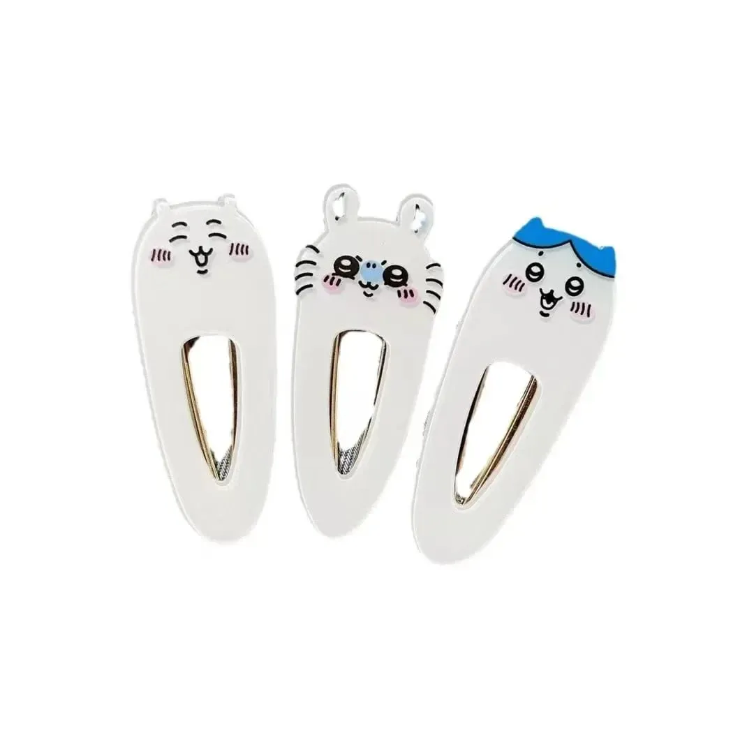 New jiyi jiyi Acrylic Hairpin Xiaoba Usachijiyi Flying Squirrel Chestnut Head Cute Cartoon Duckbill Clip Student Girl — image 6
