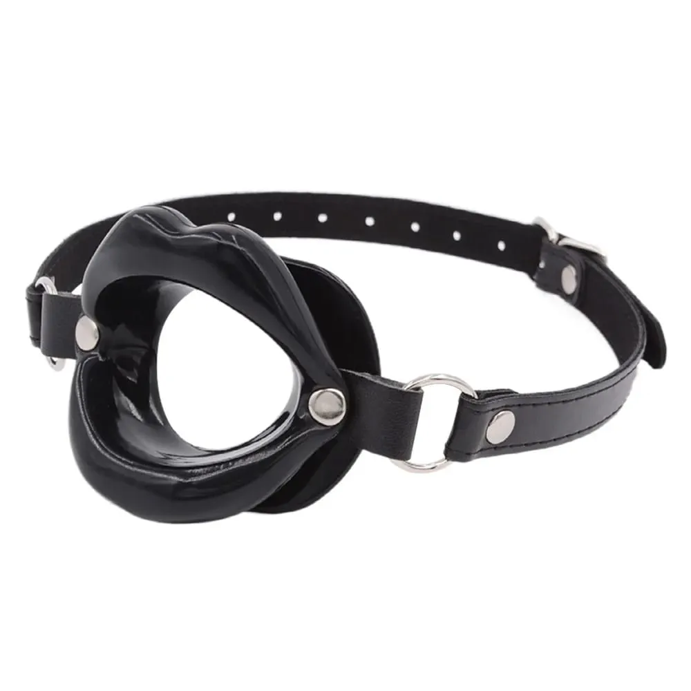 Silicone Oral Fixation Lips Ring Silicone O-Ring Open Mouth Gag for Couples Sex Toys BDSM Bondage Restraint Lips Shape 18+ — image 2