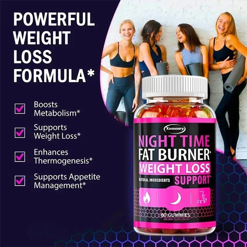 Nighttime Metabolism Gummies - Tone Up Capsules for Bloating & Metabolism Appetite Suppressant — image 6
