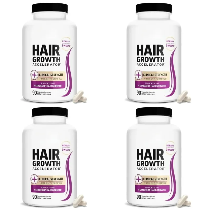 Hair Skin Nails Support Vitamins with Biotin Collagen Saw Palmetto 10000mcg Biotin Vegan Capsules Beauty Nutrition Formula — image 11