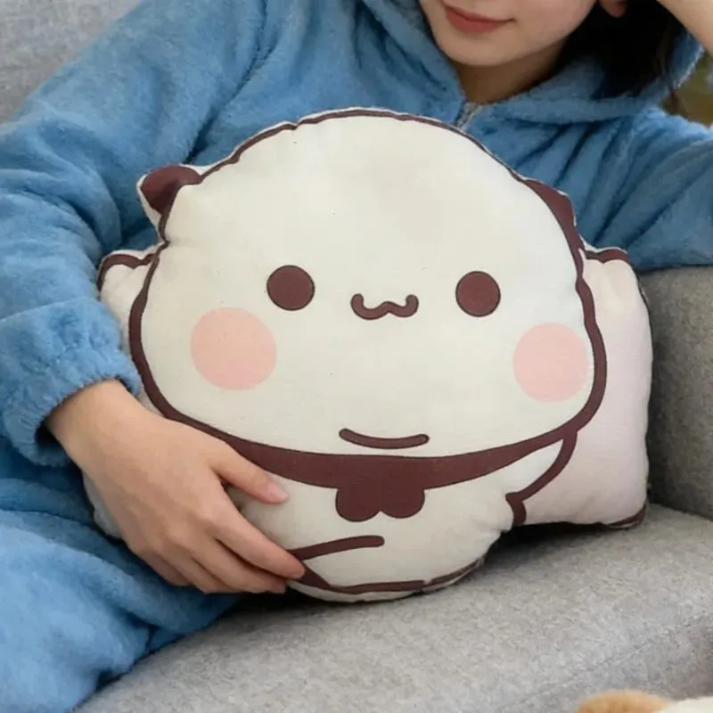 New Cute Bubu Panda Throw Pillows Kawaii Anime Yier Plush Pillows Sleeping Companion Pillow for Friends Home Decor Couple Gift — image 5