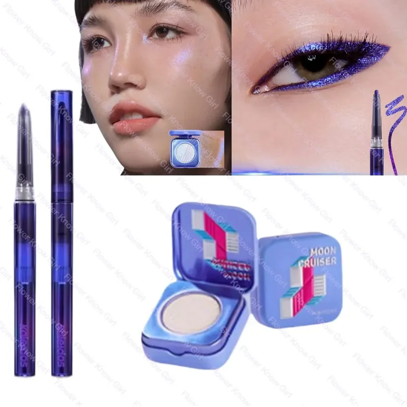 Kaleidos Chameleon Face Eye Makeup Set Gel Eyeliner Pencil Chameleon Eyeshadow Highlighter Chrome Glitter Diamond Powder — image 15